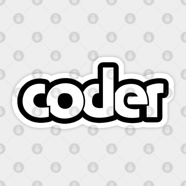 Coder Sticker by tinybiscuits